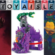Bandai's Stranger Things Vecna, Mattel's Mega Construx Snake Mountain, and Playmate's Stranger Things x TMNT Eleven and Leonardo set.